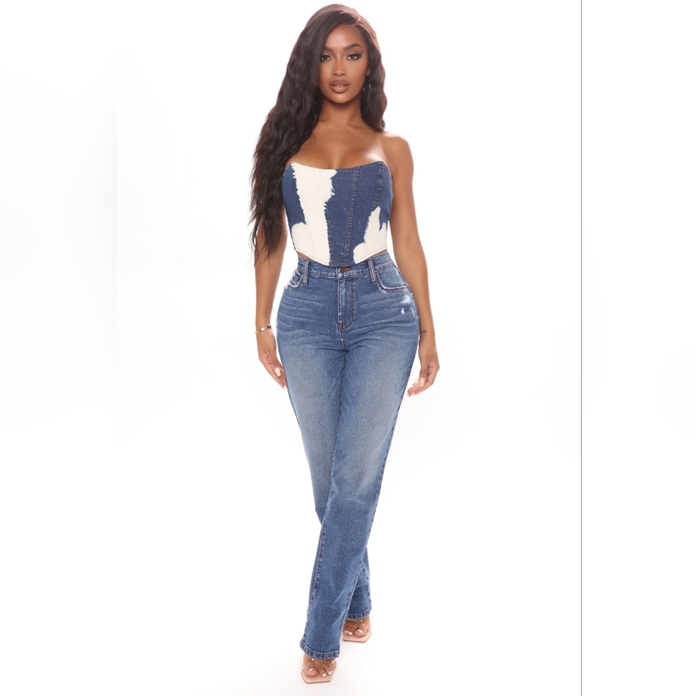 Straight Leg Jeans